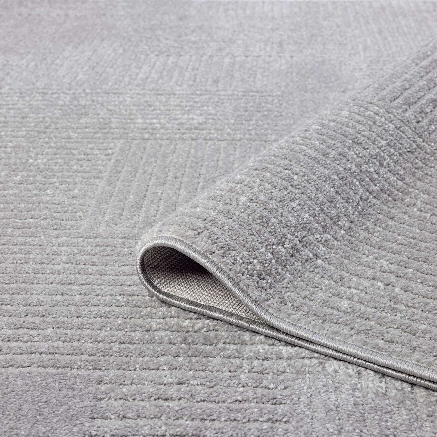 Fendi 177 grau Moderner Designer Teppich