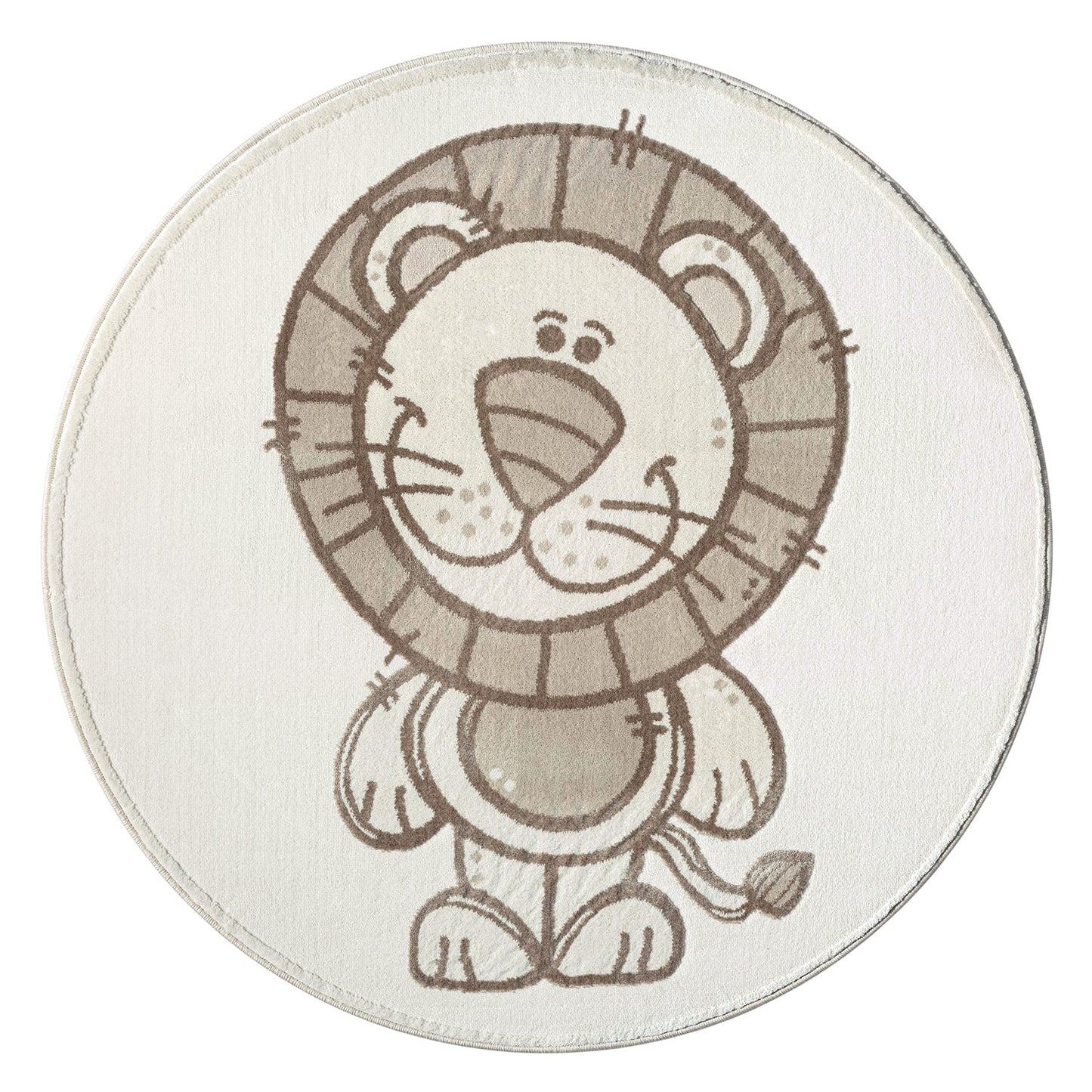 Luna 717 creme / Kinderteppich Löwe