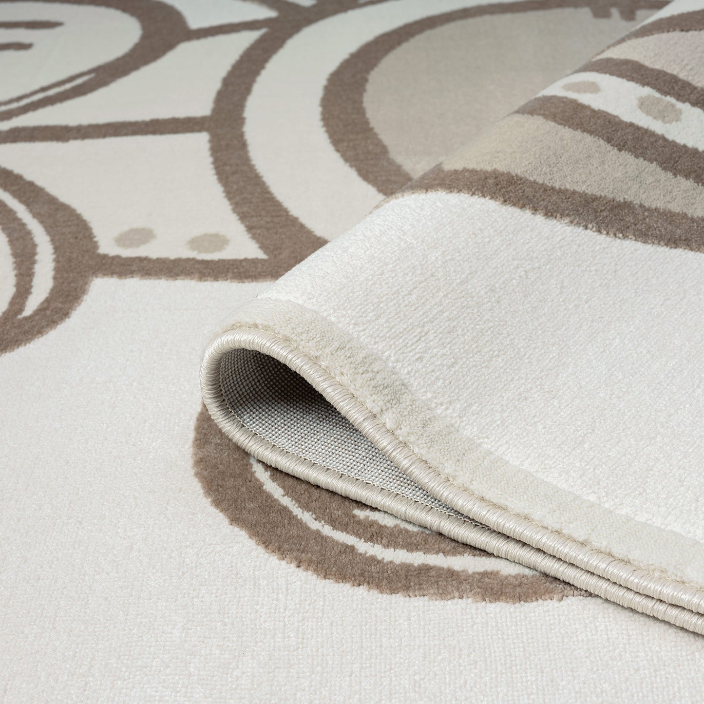 Luna 717 creme / Kinderteppich Löwe