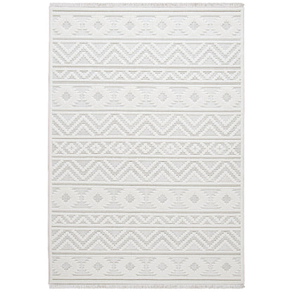 Range 9820 creme hochqualitativer Boho-Designer Teppich, moderne Musterung