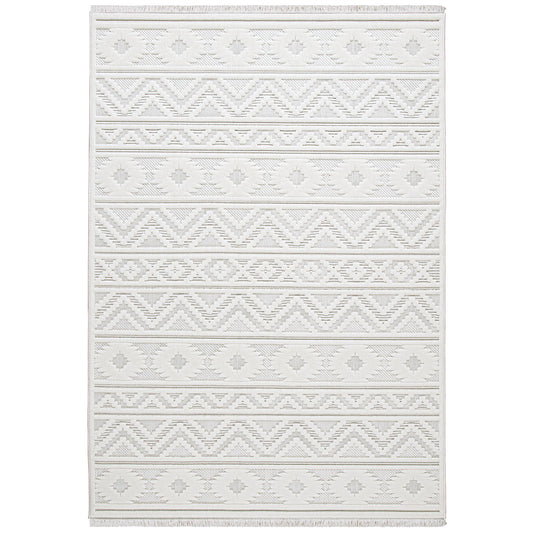 Range 9820 creme hochqualitativer Boho-Designer Teppich, moderne Musterung
