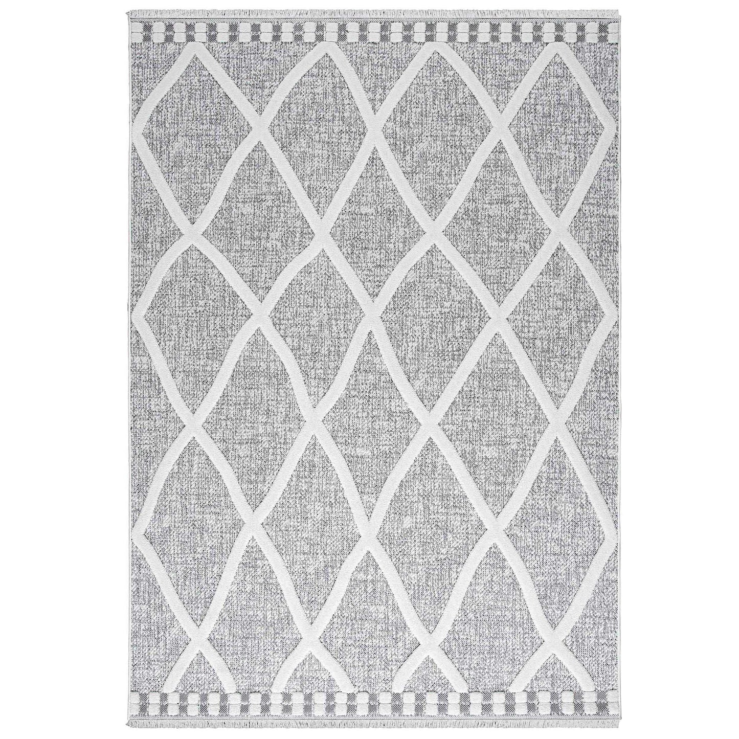 Range 9810 grau hochqualitativer Boho-Designer Teppich, moderne Musterung