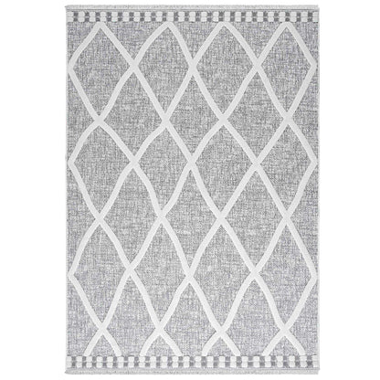 Range 9810 grau hochqualitativer Boho-Designer Teppich, moderne Musterung