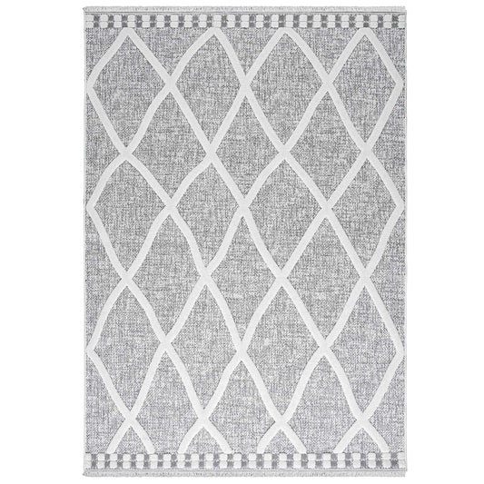 Range 9810 grau hochqualitativer Boho-Designer Teppich, moderne Musterung