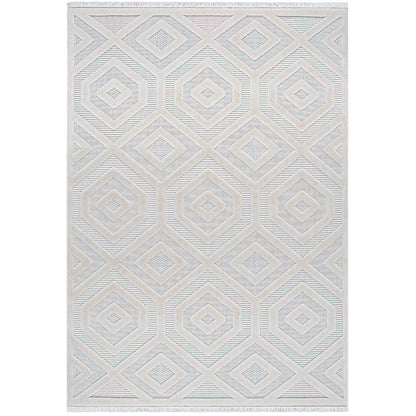 Range 9800 beige hochqualitativer Boho-Designer Teppich, moderne Musterung