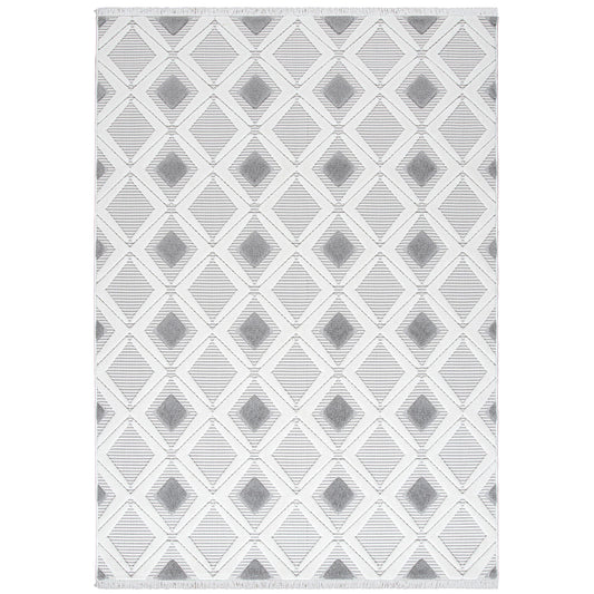 Range 9830 beige hochqualitativer Boho-Designer Teppich, moderne Musterung