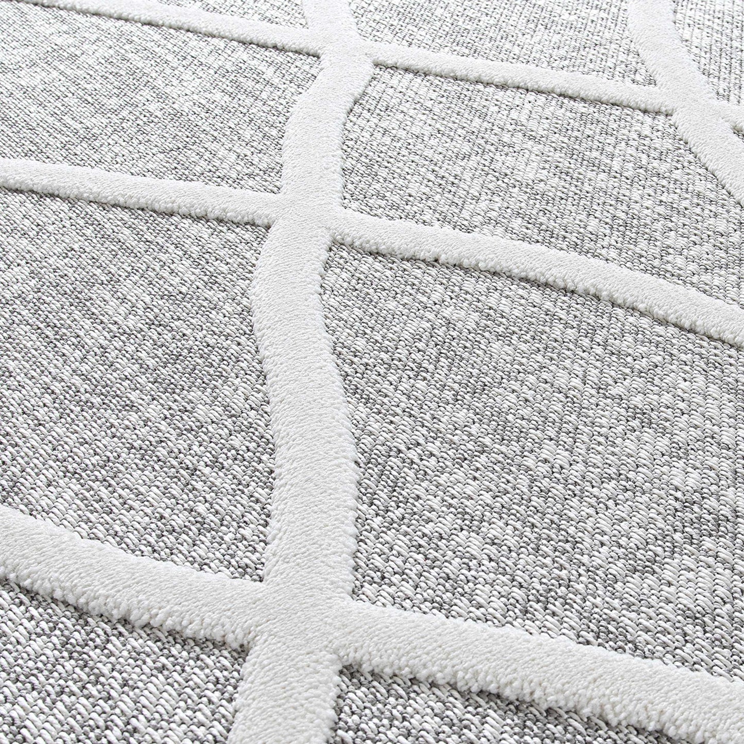 Range 9810 grau hochqualitativer Boho-Designer Teppich, moderne Musterung