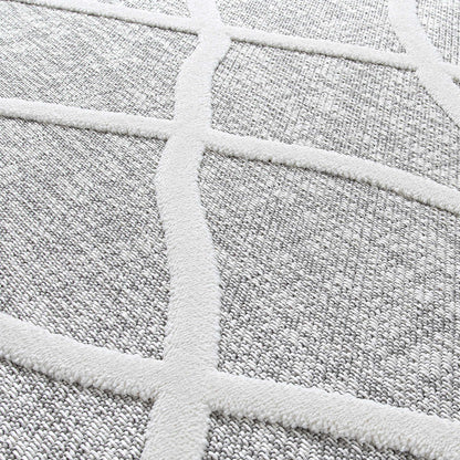 Range 9810 grau hochqualitativer Boho-Designer Teppich, moderne Musterung