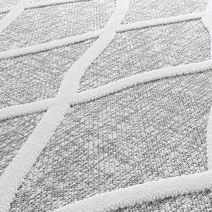 Range 9810 grau hochqualitativer Boho-Designer Teppich, moderne Musterung