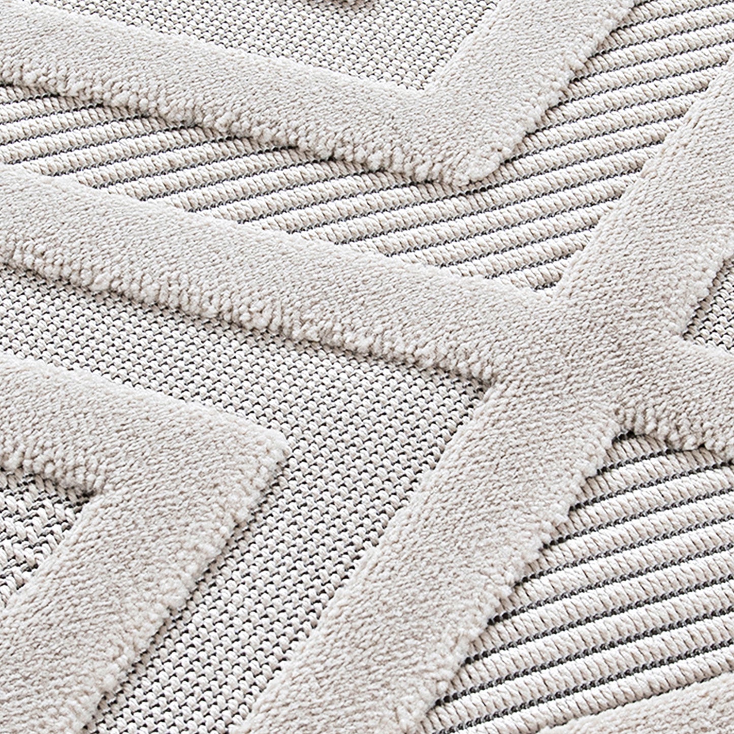 Range 9800 beige hochqualitativer Boho-Designer Teppich, moderne Musterung