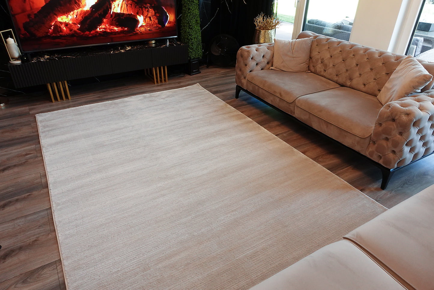 Lima 1050 beige hochqualitativer Moderner Designer Teppich