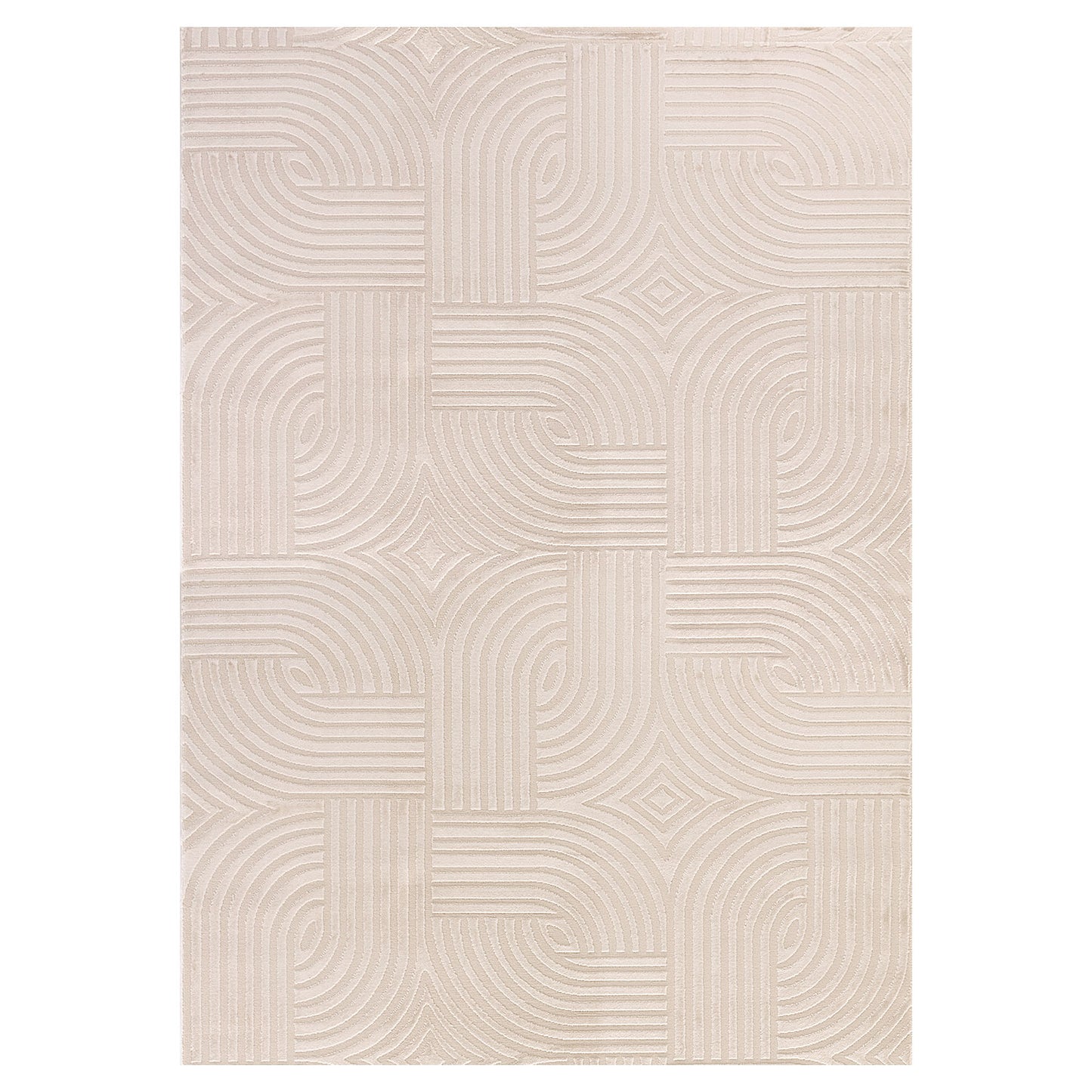 Alice 1112 beige Designer teppich, 3D-Effekt