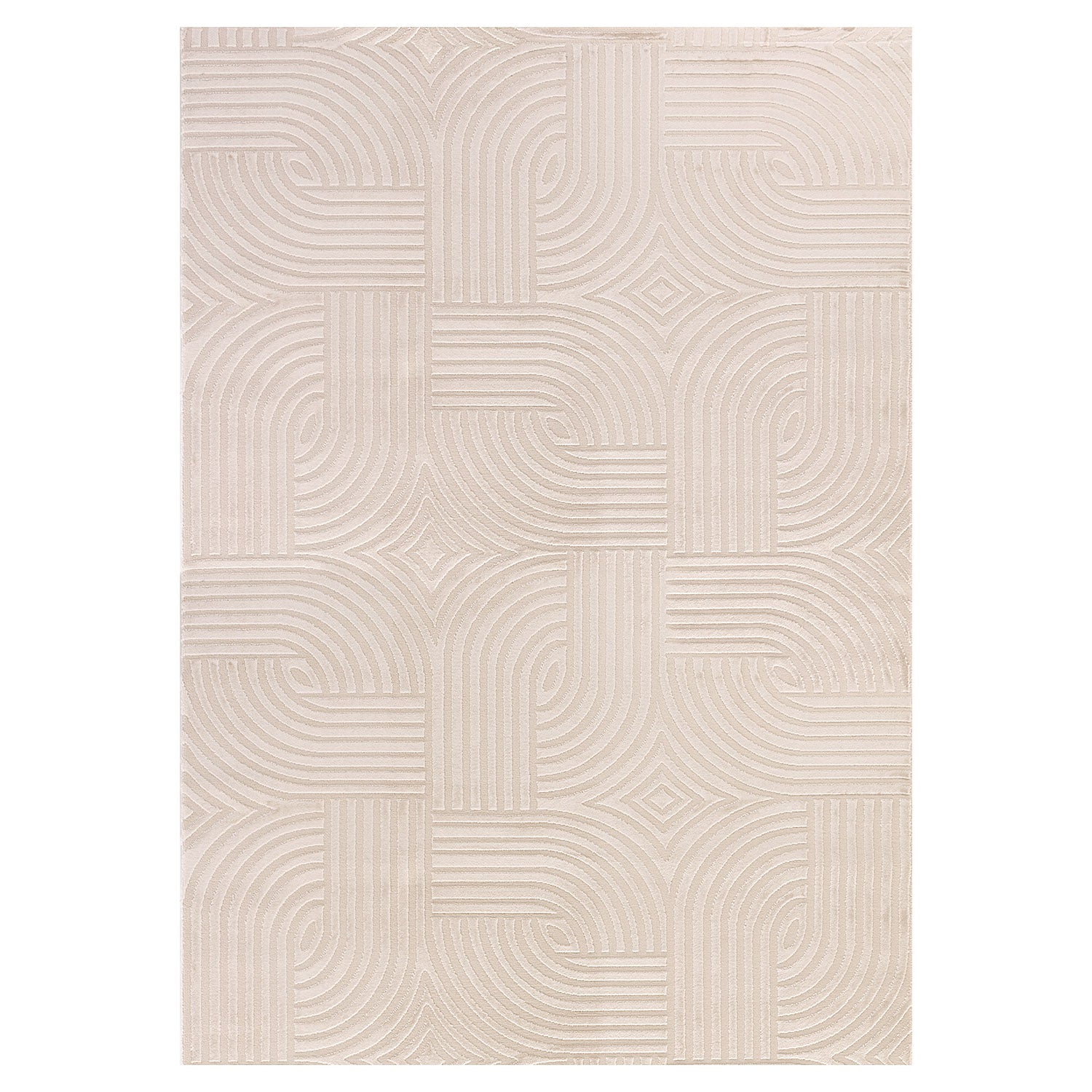 Sahara 1112 beige Moderner Designer Teppich