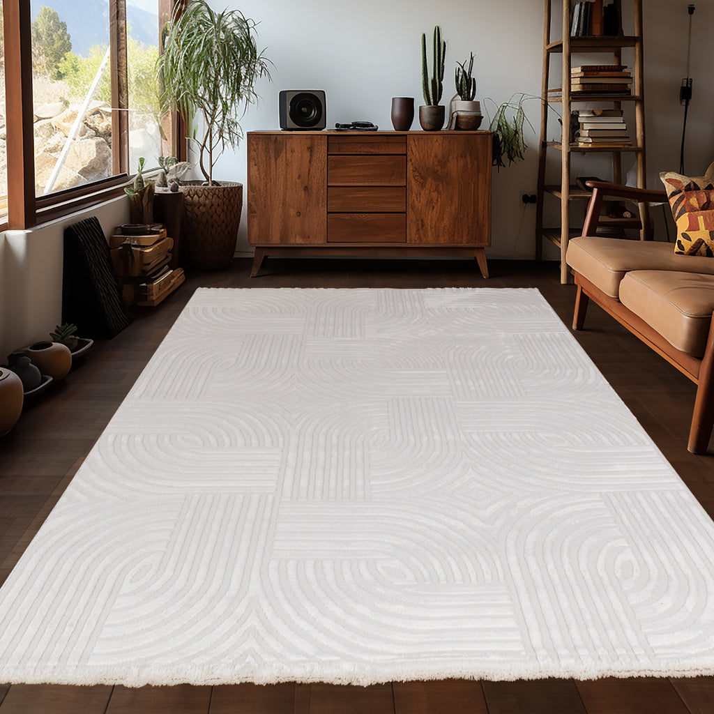Sahara 1112 creme Moderner Designer Teppich