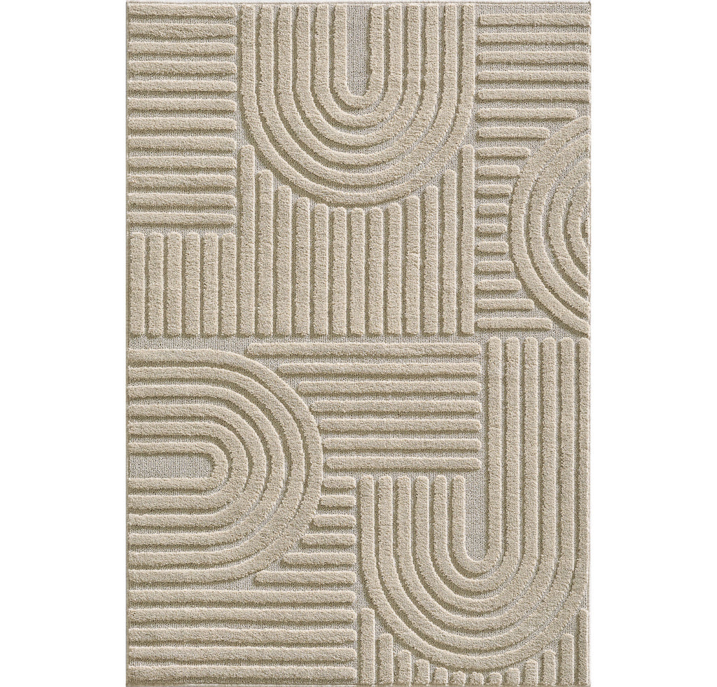 Amy 1121 beige Boho & Skandi-Stil Teppich