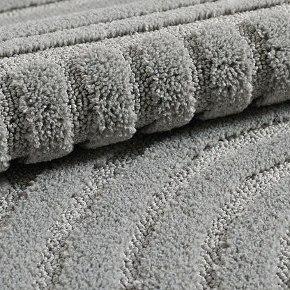 Aliya 1121 silber Boho-Stil Teppich Hochtief Musterung