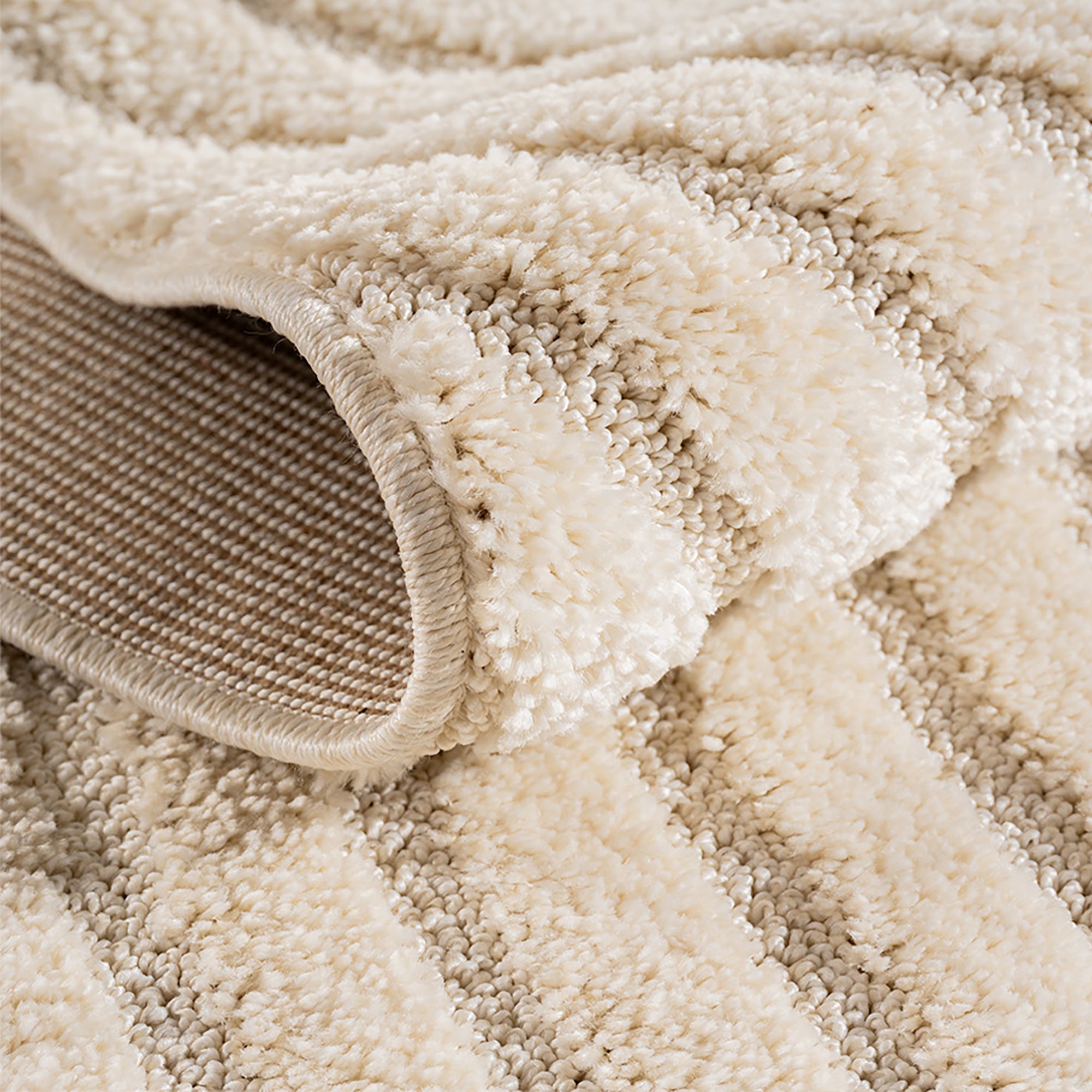 Amy 1122 creme Boho & Skandi-Stil Teppich