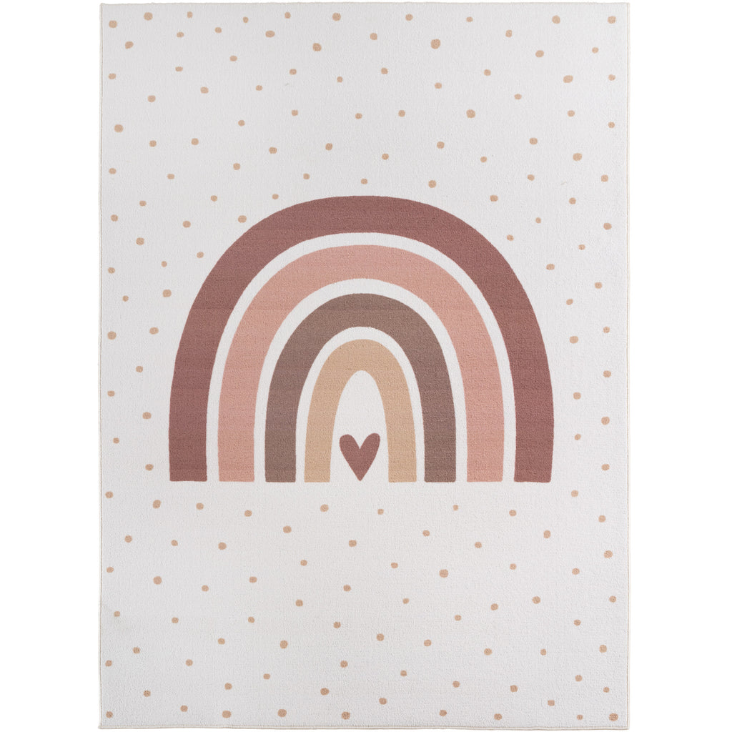 Mini 1132 creme Regenbogen Muster