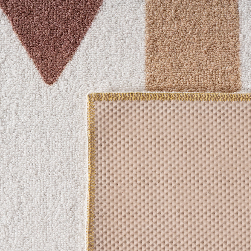 Mini 1132 creme Regenbogen Muster