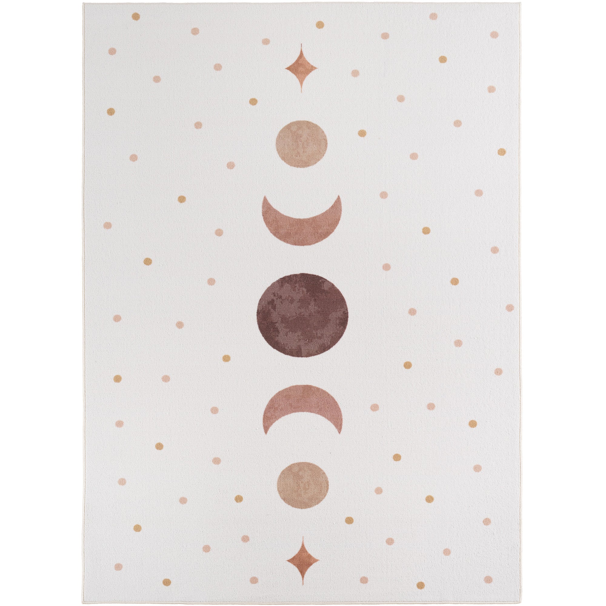 Mini 1136 creme Mond & Sternen Muster