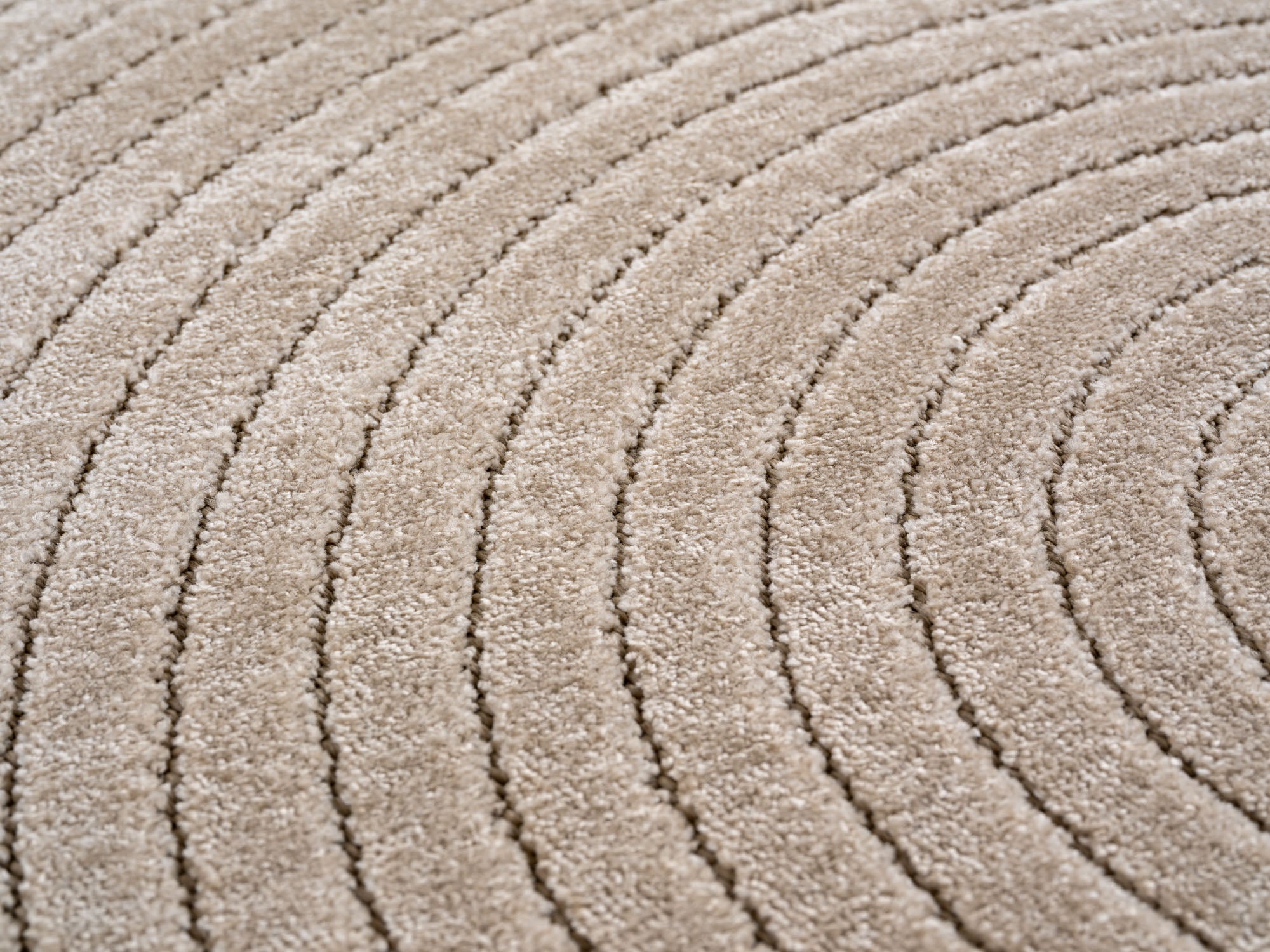 Nora 1201 beige moderner Designer Teppich
