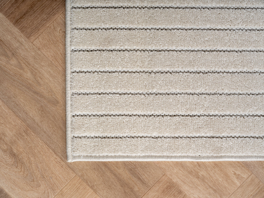 Nora 1201 creme moderner Designer Teppich