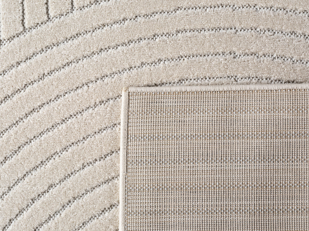 Nora 1201 creme moderner Designer Teppich