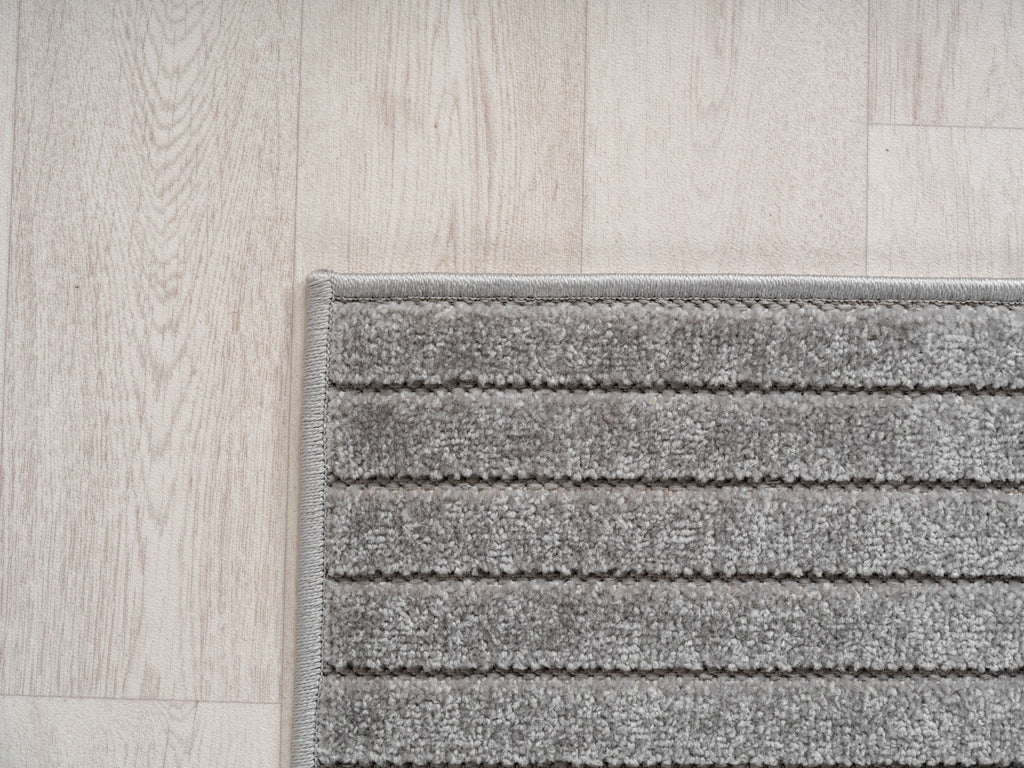 Nora 1201 grau moderner Designer Teppich