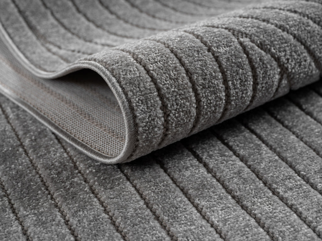 Nora 1201 grau moderner Designer Teppich