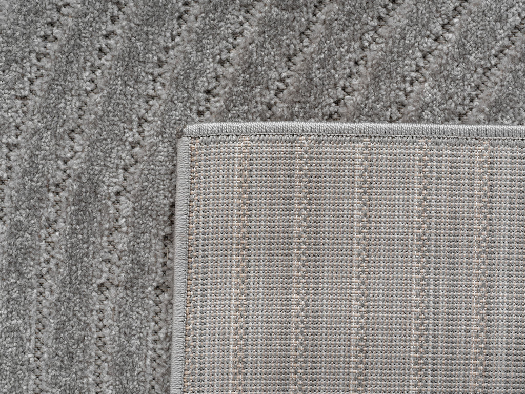 Nora 1201 grau moderner Designer Teppich