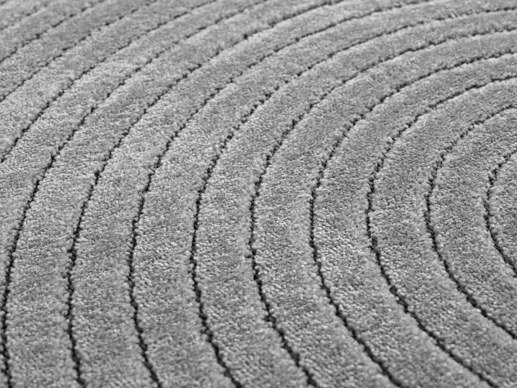Nora 1201 grau moderner Designer Teppich