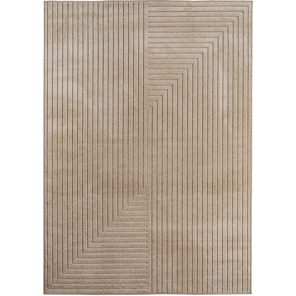 Nora 1202 beige moderner Designer Teppich