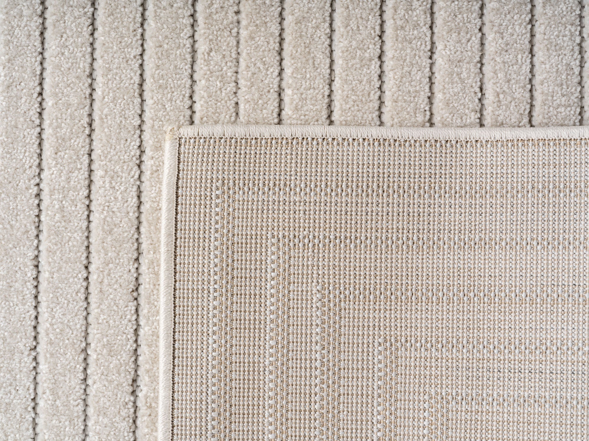 Nora 1202 creme moderner Designer Teppich