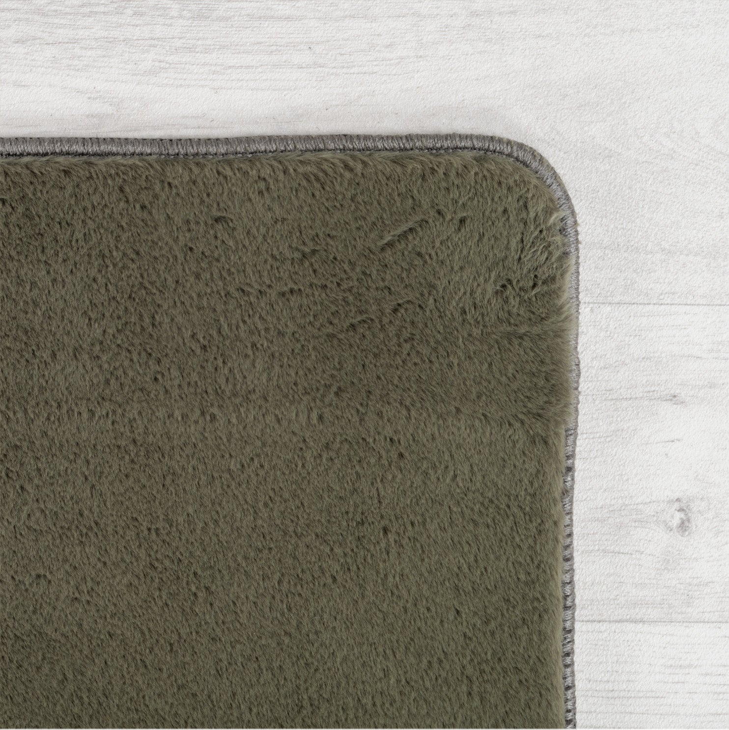 Amber 1400 khaki kuschelig & weich Plüschteppich