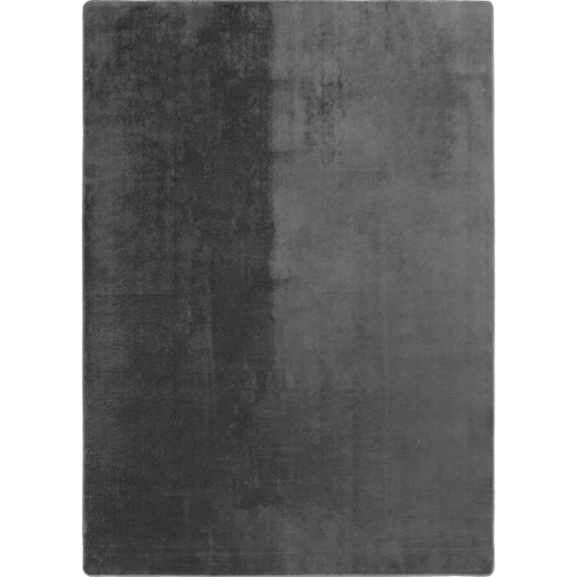 Amber 1400 grau kuschelig & weich Plüschteppich