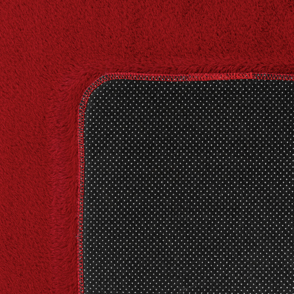 Amber 1400 rot kuschelig & weich Plüschteppich