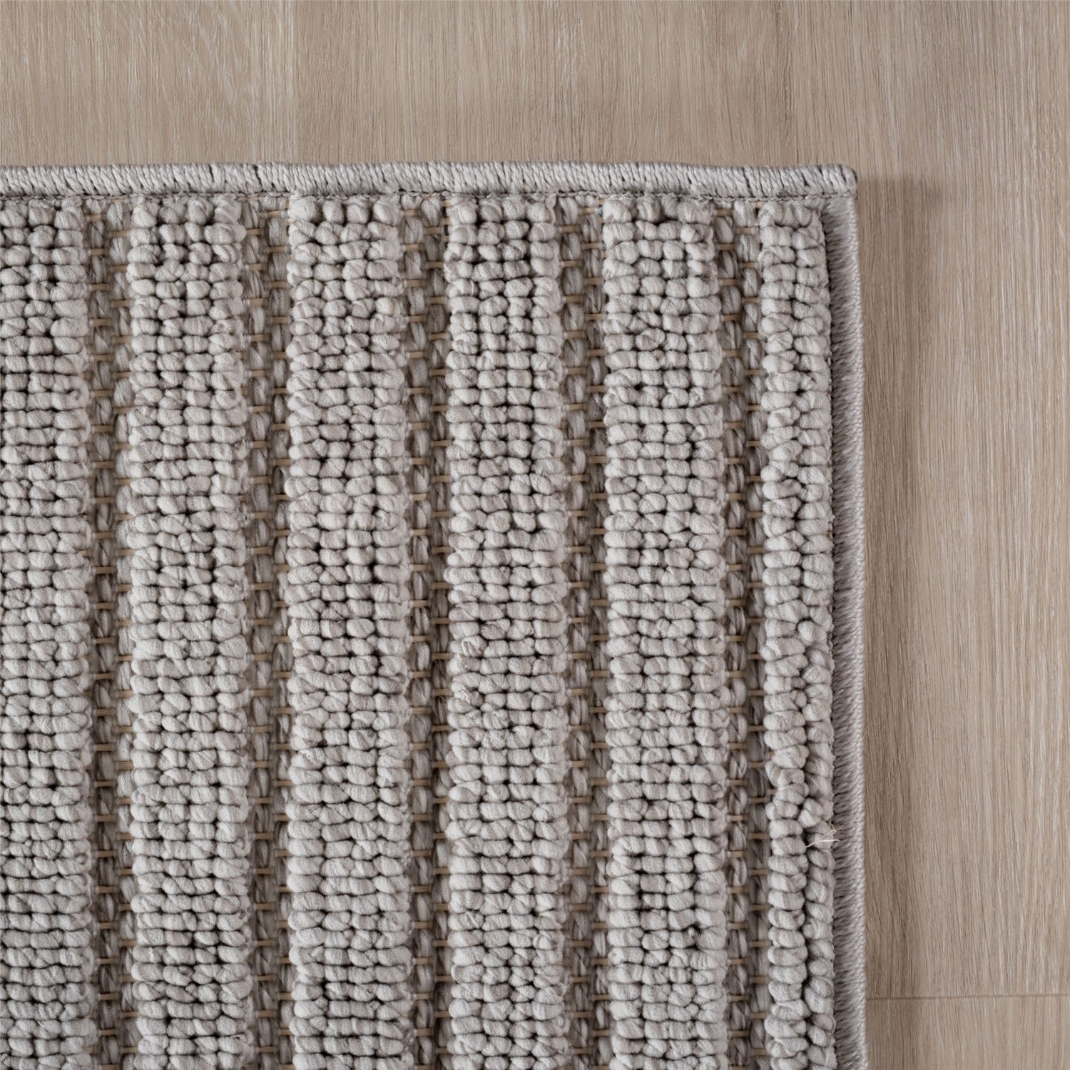 Hira 2201 grau, geflochtener weichflor Teppich, tolle Musterungen