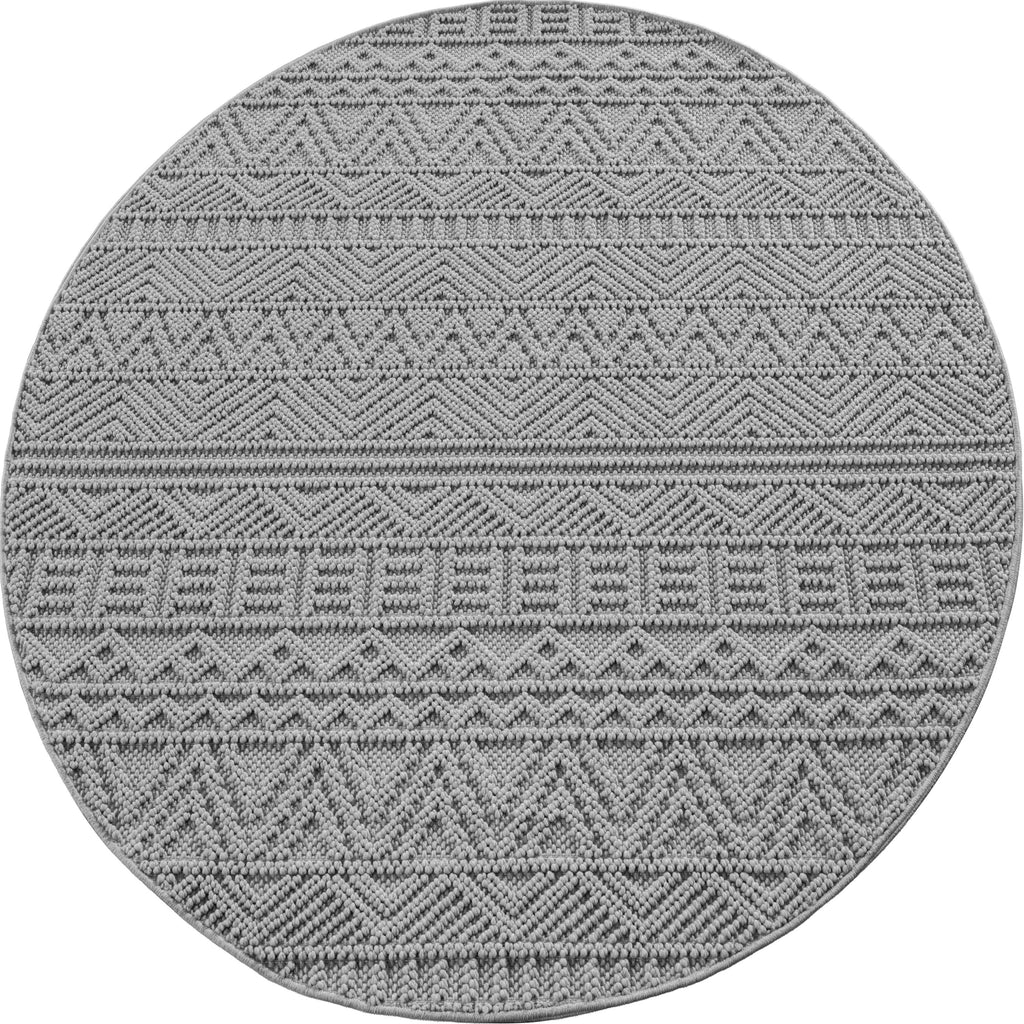 Hira 2202 grau, geflochtener weichflor Teppich, tolle Musterungen