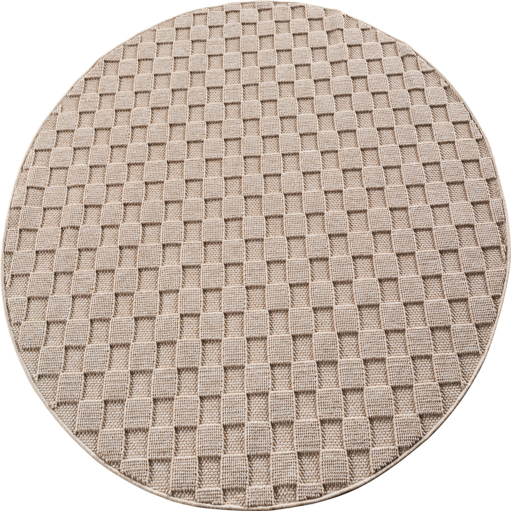 Hira 2203 beige, geflochtener weichflor Teppich, tolle Musterungen