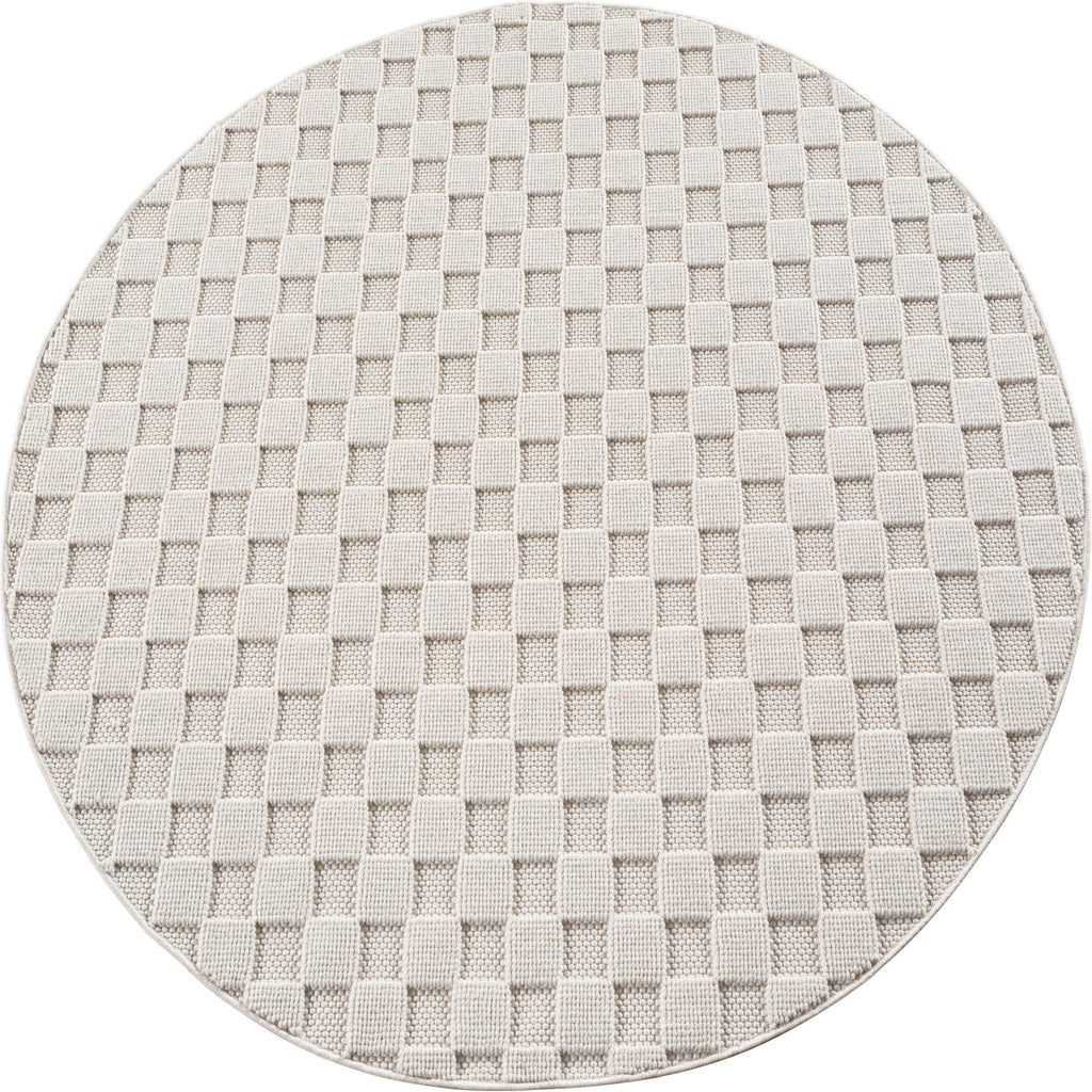 Hira 2203 creme, geflochtener weichflor Teppich, tolle Musterungen