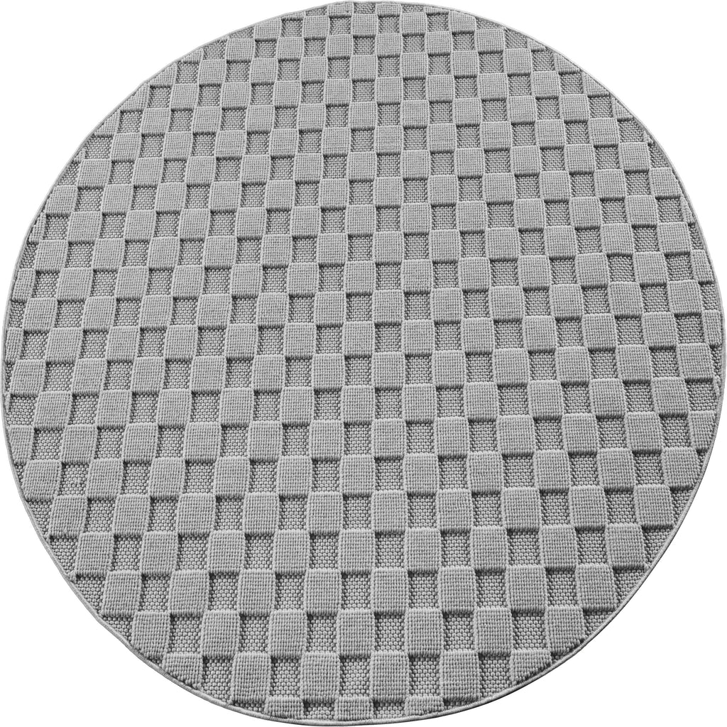 Hira 2203 grau, geflochtener weichflor Teppich, tolle Musterungen