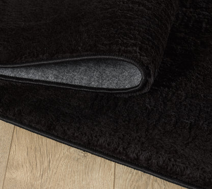 Cuddly 2600 black Plüschteppich kuschelig & weich