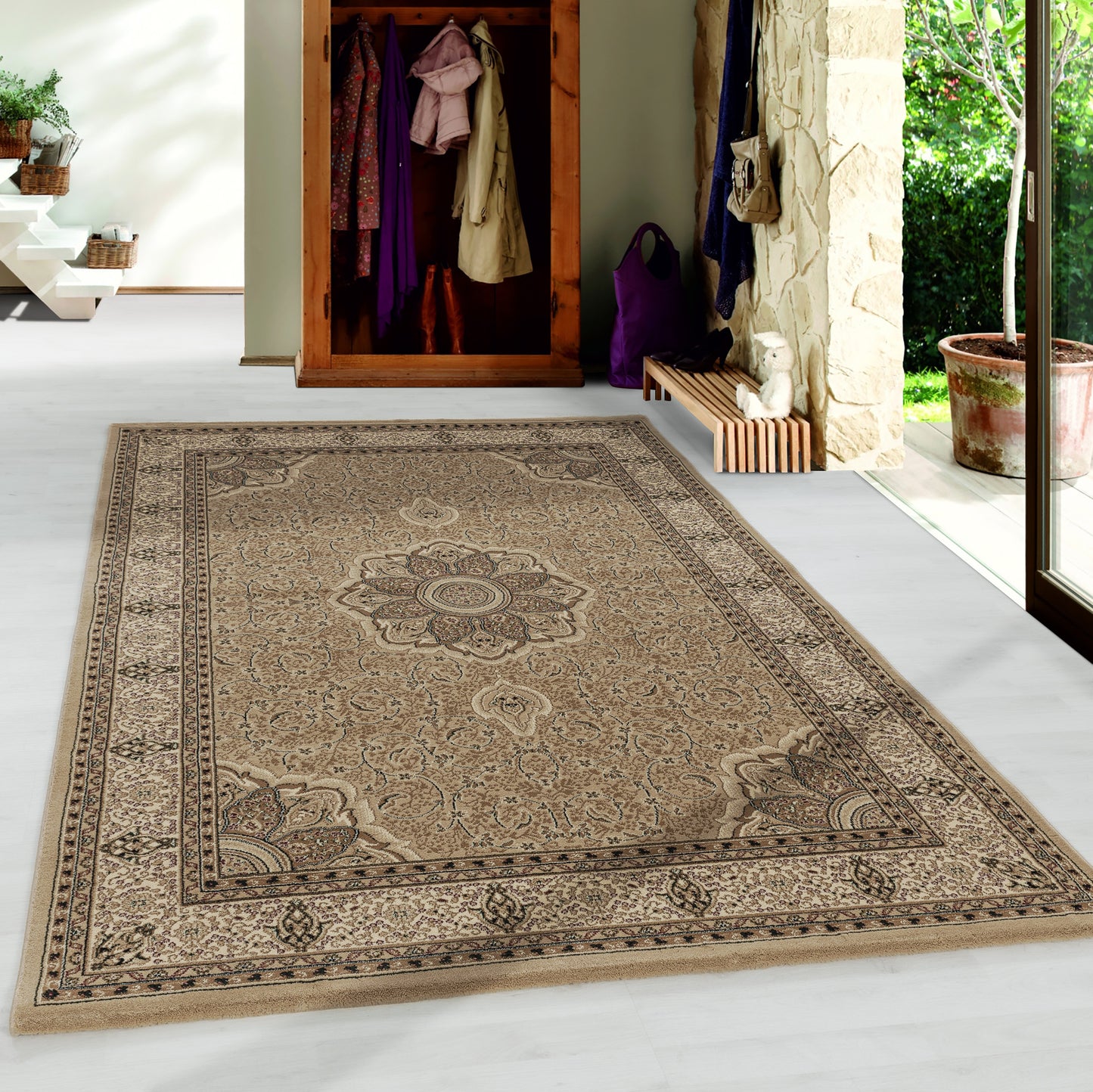 Sahara 2601 beige Orientalischer Designer Teppich