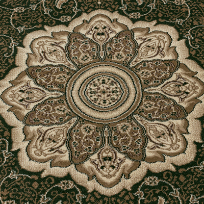 Sahara 2601 grün Orientalischer Designer Teppich