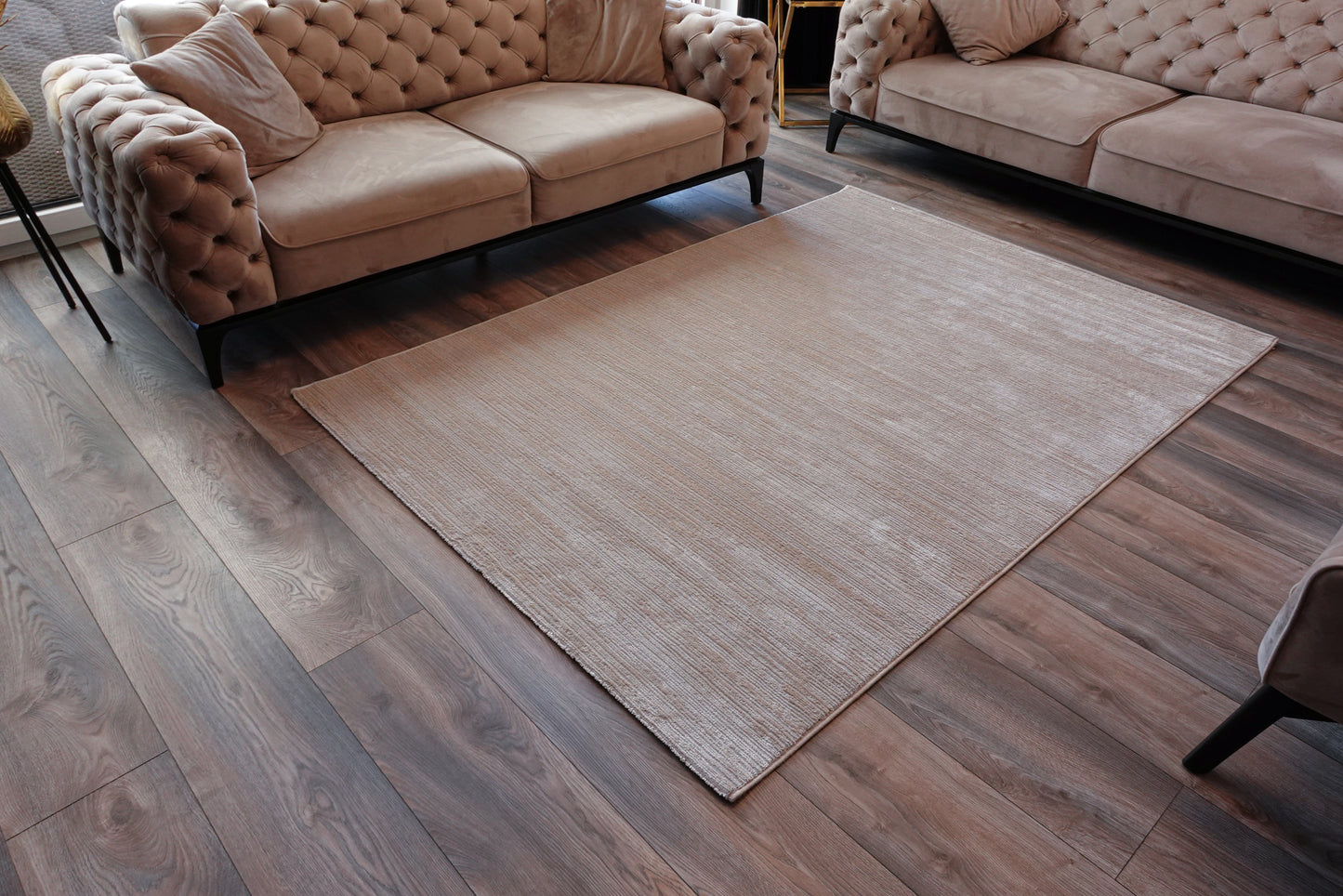 Lima 4050 hellgrau-beige hochqualitativer Moderner Designer Teppich