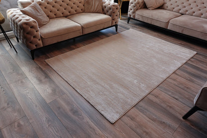 Lima 4050 hellgrau-beige hochqualitativer Moderner Designer Teppich