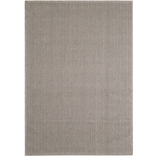 Lena 430 braun / Weichflor Teppich geflochten