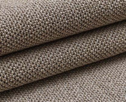 Lena 430 braun / Weichflor Teppich geflochten