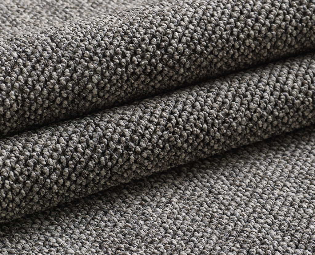 Lena 4300 grau geflochtener Weichflor Teppich