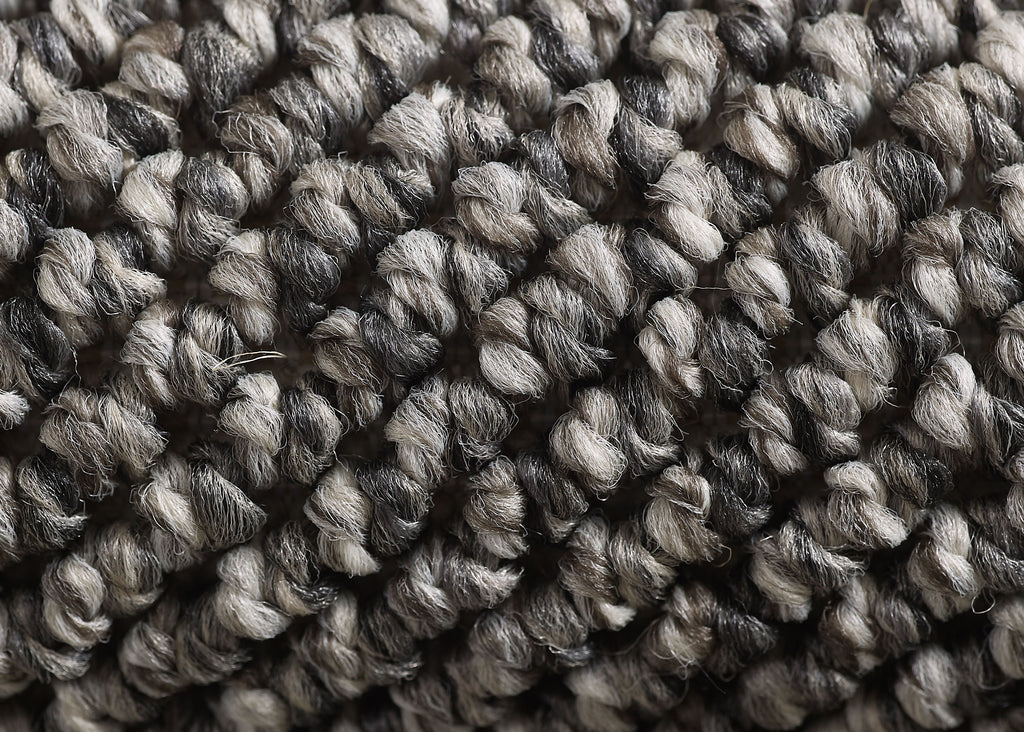 Lena 4300 grau geflochtener Weichflor Teppich